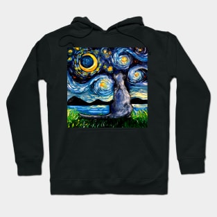 Russian Blue Night Hoodie